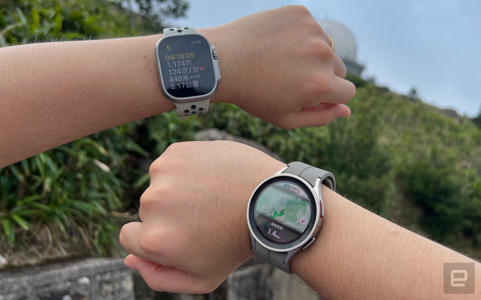 Apple Watch Ultra 對決 Samsung Galaxy Watch 5 Pro