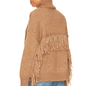 fringe turtleneck