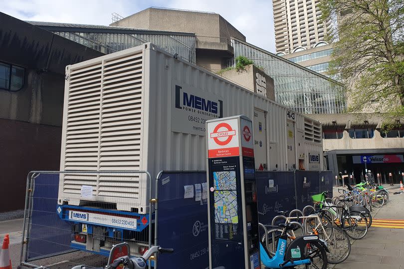 Linklaters has moved the generator away from Cromwell Tower, and reduced its operating hours