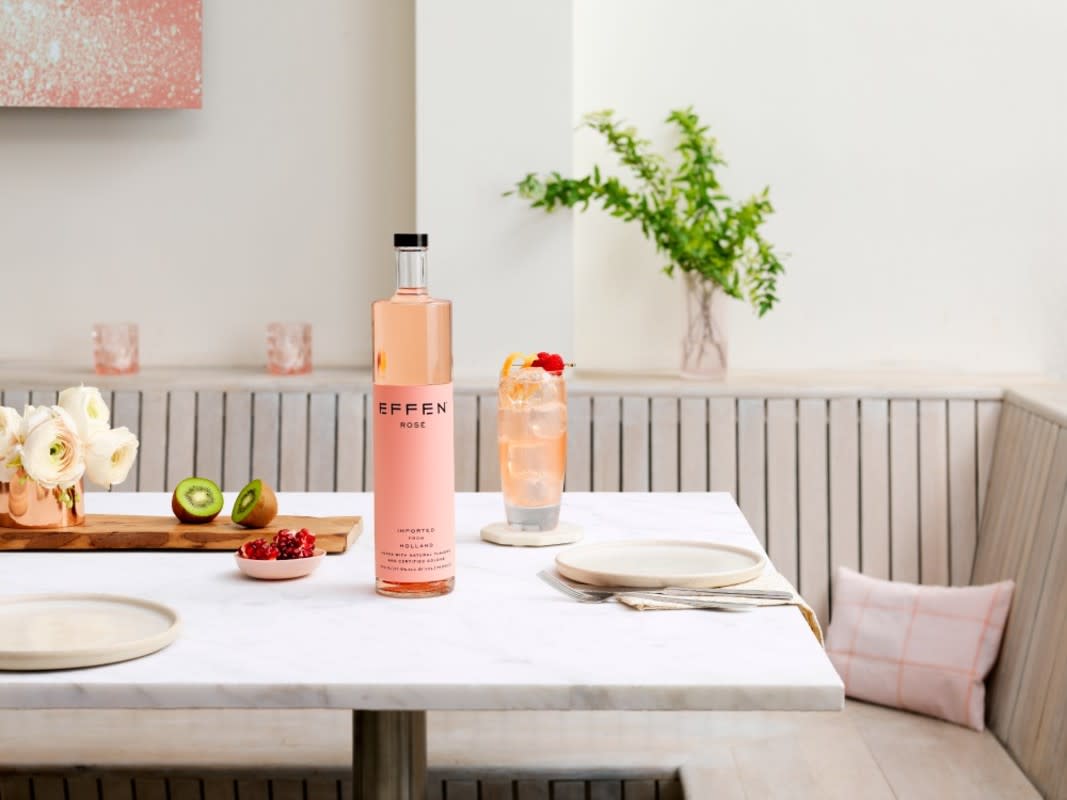 <p>Effen Vodka</p><p>Rosé vodka has arrived and when mixed with sparkling wine, muddled raspberries and a little lemon juice and simple syrup, you have yourself a winning 4th formula.</p><p>Recipe Courtesy of <a href="https://www.effenvodka.com/vodka-flavors/rose" rel="nofollow noopener" target="_blank" data-ylk="slk:EFFEN Vodka;elm:context_link;itc:0;sec:content-canvas" class="link rapid-noclick-resp">EFFEN Vodka</a>: </p><p>• 1 oz Effen Rosé Vodka </p><p>• 3 oz Sparkling Wine </p><p>• .5 oz lemon juice </p><p>• .5 oz simple syrup </p><p>• 6 raspberries (muddled) or .5 oz raspberry liquor</p>
