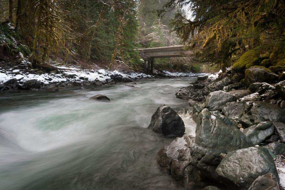 The Nooksack River weaves its way through northwestern Washington, the home of the Nooksack Indian Tribe.