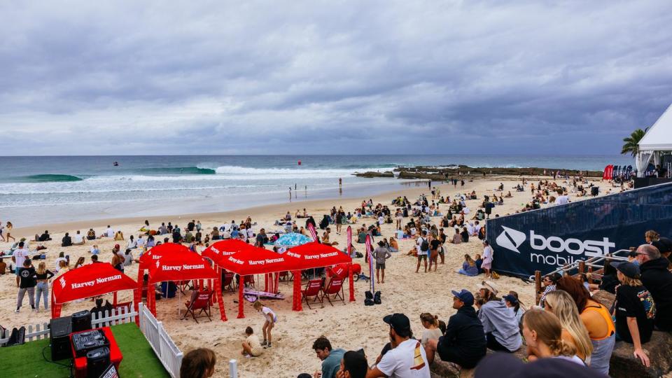 Snapper Rocks ready for the Gold Coast Pro.