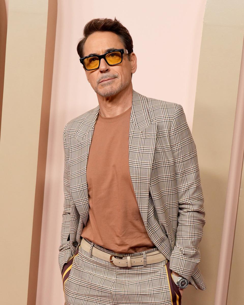 BEVERLY HILLS, CALIFORNIA - FEBRUARY 12: Robert Downey Jr. attends the 96th Oscars Nominees Luncheon at The Beverly Hilton on February 12, 2024 in Beverly Hills, California. (Photo by JC Olivera/Getty Images)