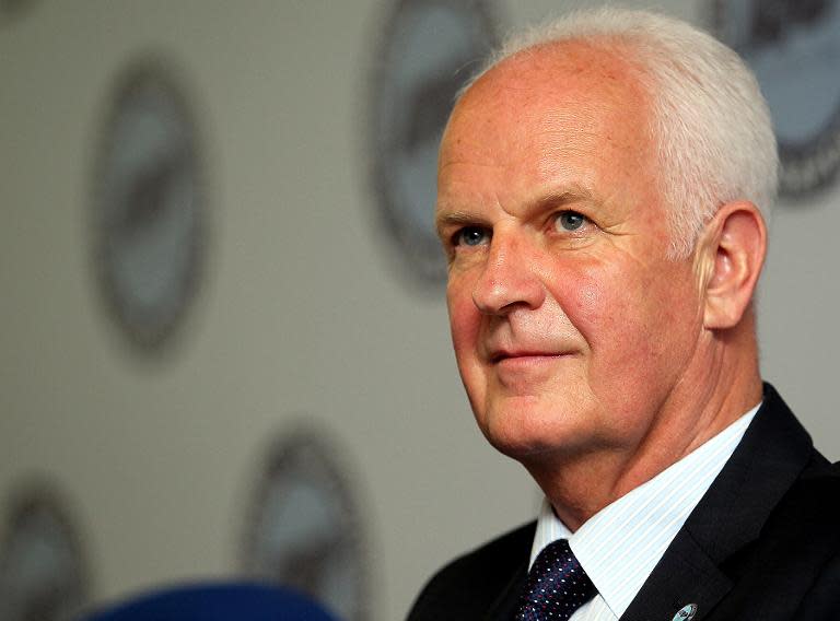 Singaporean football national team coach Bernd Stange from Germany is facing calls for his dismissal after a 3-1 loss to bitter rivals Malaysia saw the defending champions knocked out of the AFF Suzuki Cup