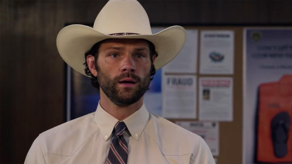  Jared Padalecki returns in a cowboy hat to get to work fighting baddies on Walker. 