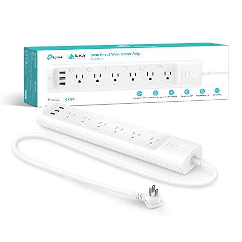 Kasa Smart Plug Power Strip HS300, Surge Protector with 6 Individually Controlled Smart Outlets…