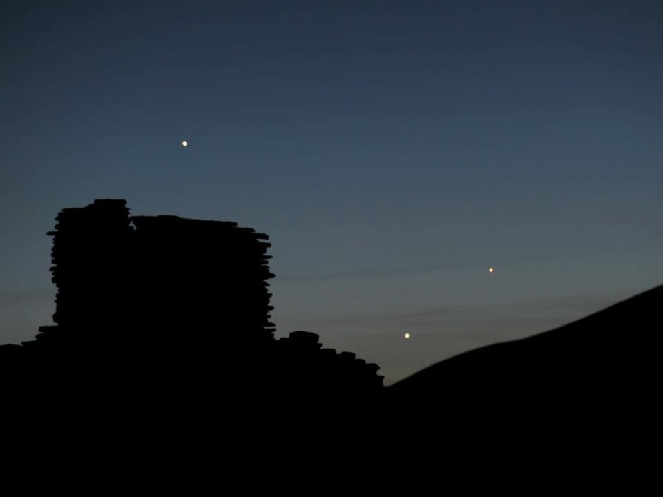 Venus and Jupiter will appear as though they are almost colliding in the closest planetary conjunction since 2016 (Stan Honda/AFP via Getty Images)