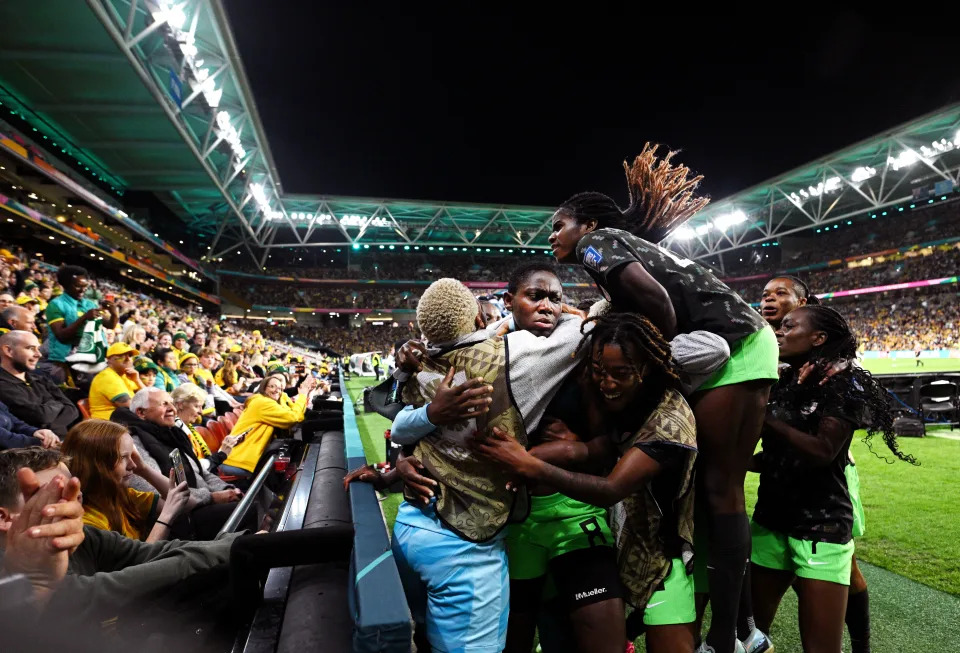 Nigeria sac&#xf3; tres puntos de oro, que las dejan con la opci&#xf3;n de calificar a Octavos de Final si empatan o vencen a Irlanda el &#xfa;ltimo partido de fase de grupos. (Justin Setterfield/Getty Images)