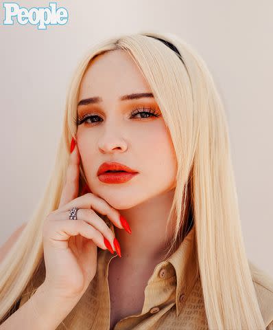 <p>Nolwen Cifuentes</p> Kim Petras shot for PEOPLE in June 2023