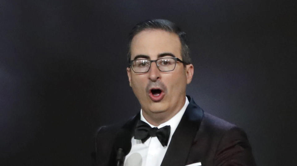 John Oliver isn’t pulling any punches on the WWE.
