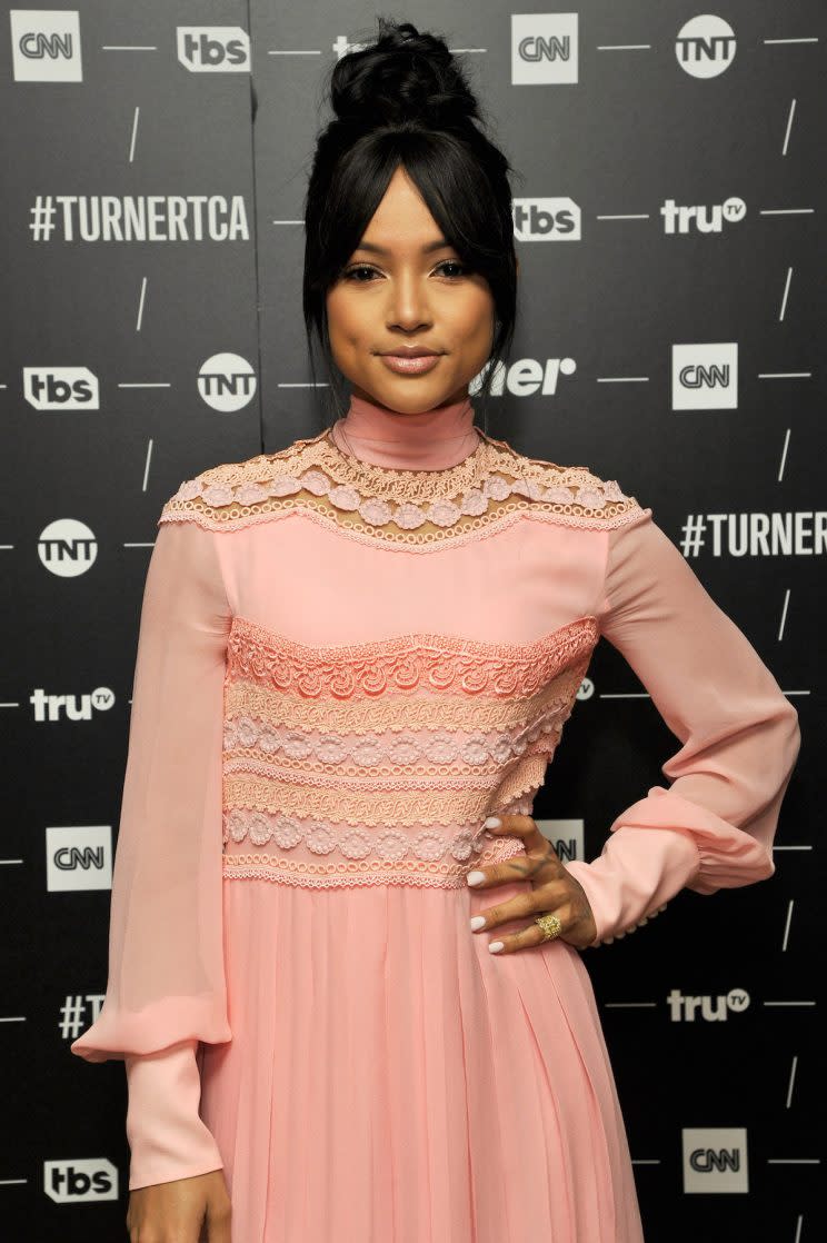 All eyes were on Karrueche and her enviable threads (Photo:Getty Images).