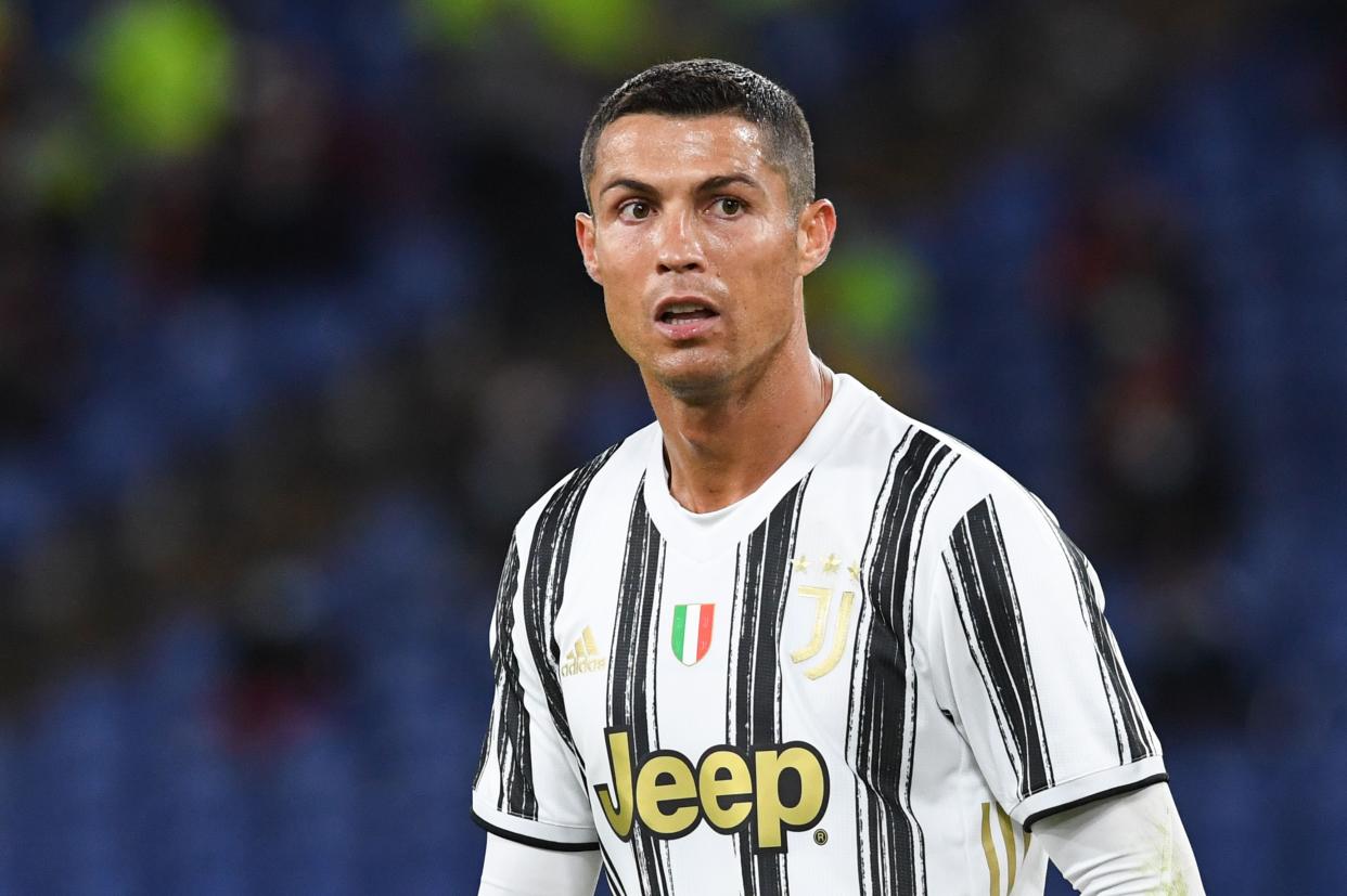 Cristiano Ronaldo, shown playing for Italian club Juventus last month, is accused of raping a woman in Las Vegas in 2009. (Silvia Lore/Getty Images)