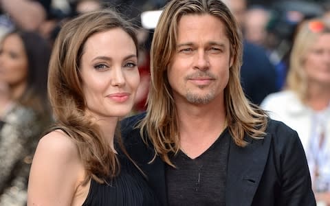 Both Angelina Jolie and Brad Pitt have signed up to fly with Virgin Galactic  - Credit: Dominic Lipinski PA 