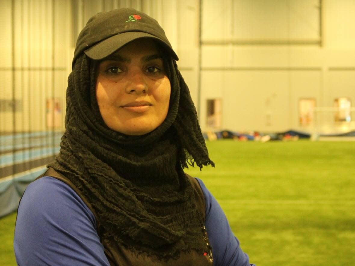 Roya Samim is trying to build a cricket career in New Brunswick after reaching the highest rank in her home country of Afghanistan.  (Colin McPhail/CBC News - image credit)