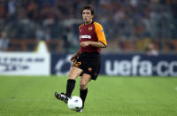 Frenchman Vincent Candela became the world's most expensive defender when he broke a six year record and signed for Roma in a deal worth £8.1 million in 1996. Roma had broken the record they had previously set in 1990 when they signed Brazilian, Aldair. Candela stayed at the club for eight years before joining Bolton Wanderers. (Credit: Getty Images)