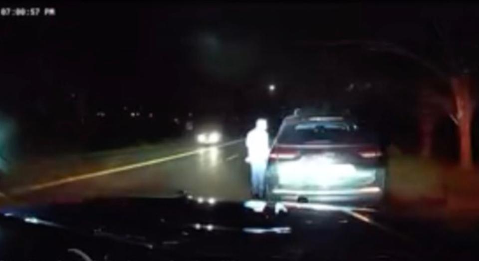Dashcam footage of the controversial Dec. 6 traffic stop on the Saw Mill River Parkway in Yonkers. Westchester County Public Safety