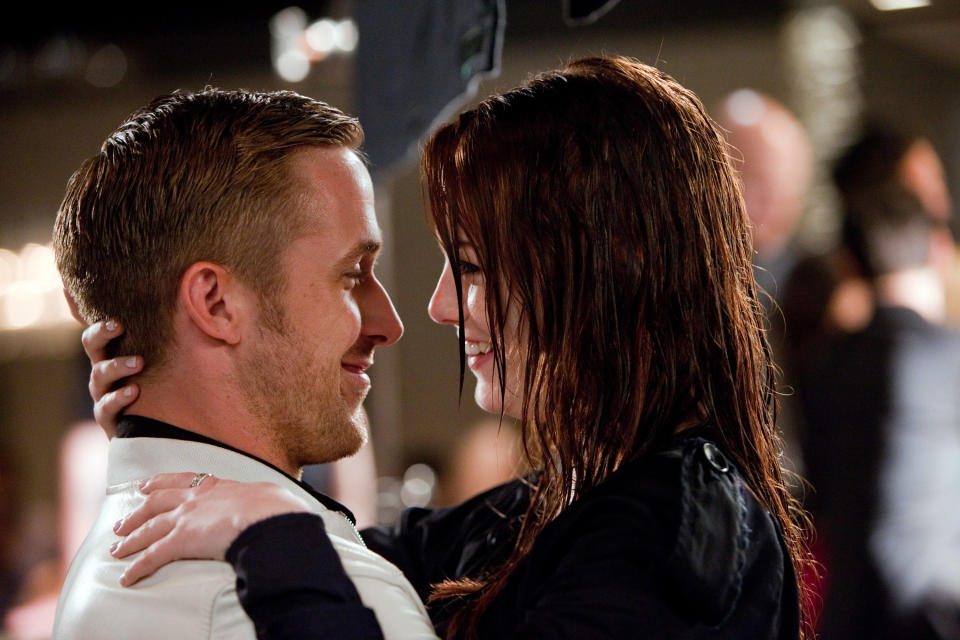 CRAZY, STUPID, LOVE., from left: Ryan Gosling, Emma Stone, 2011. ph: Ben Glass/©Warner Brothers/Courtesy Everett Collection