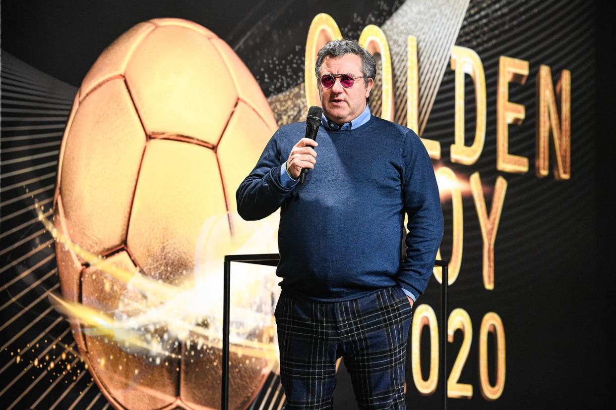 Mino Raiola, à Turin le 14 décembre 2020 - LaPresse / Icon Sport