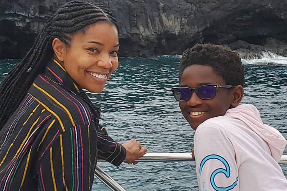 After Wade <a href="https://people.com/parents/gabrielle-union-introduces-zaya-to-the-world-we-are-so-proud/" rel="nofollow noopener" target="_blank" data-ylk="slk:confirmed to Ellen DeGeneres;elm:context_link;itc:0;sec:content-canvas" class="link ">confirmed to Ellen DeGeneres</a> that his daughter Zaya is transgender, Zaya's stepmom had some sweet and encouraging words to share about her daughter in a <a href="https://www.instagram.com/p/B8b5kq4pM4Z/" rel="nofollow noopener" target="_blank" data-ylk="slk:clip;elm:context_link;itc:0;sec:content-canvas" class="link ">clip</a> she posted on Instagram: "Meet Zaya. She's compassionate, loving, whip smart and we are so proud of her. It’s ok to listen to, love & respect your children exactly as they are. Love and light good people."