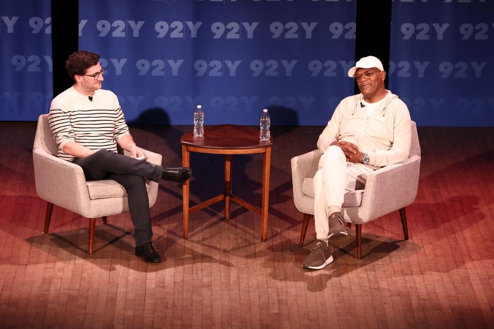 Josh Horowitz and Samuel L. Jackson 92Y on March 10, 2022