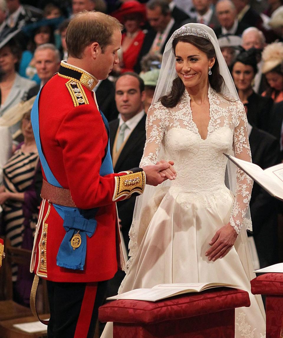 william kate wedding vows altar aisle