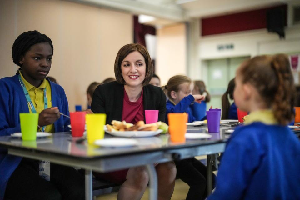 Shadow education secretary Bridget Phillipson said the government had ‘made a childcare pledge without a plan to deliver it’ (Getty Images)