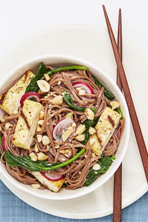 Soba Salad With Grilled Tofu
