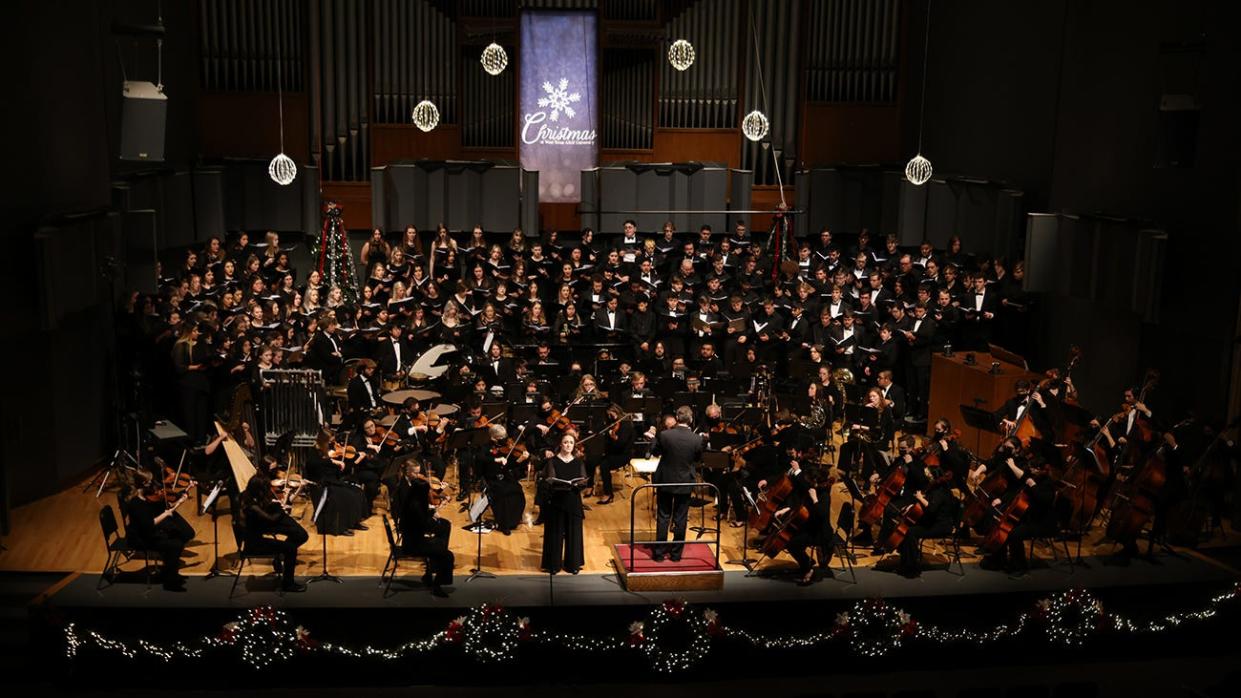WT Symphony Orchestra’s annual holiday concert, “I Heard the Bells! Music of the Christmas Season,” in conjunction with the WT Choirs, will be performed Dec. 3 in Mary Moody Northen Recital Hall on WT’s Canyon campus.