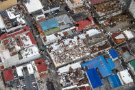 <p>View of the aftermath of Hurricane Irma on St. Maarten Dutch part of Saint Martin island in the Caribbean, Sept. 6, 2017. (Photo: Netherlands Ministry of Defence/Handout via Reuters) </p>