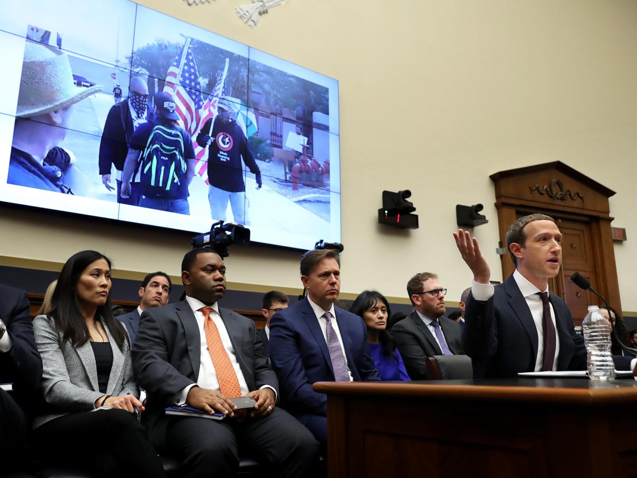 Mark Zuckerberg testifies