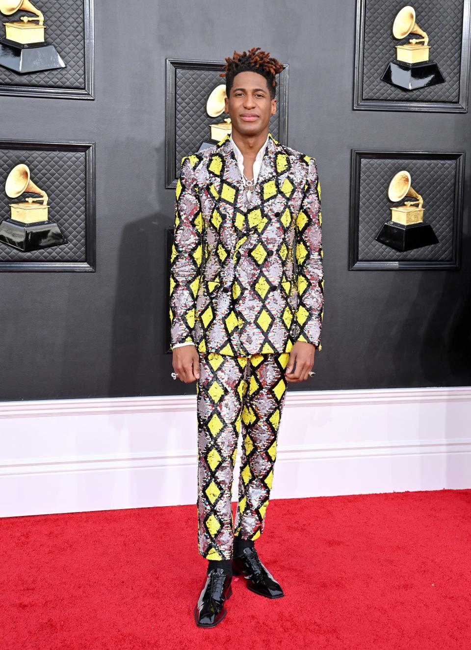 jon batiste at the grammys 2022