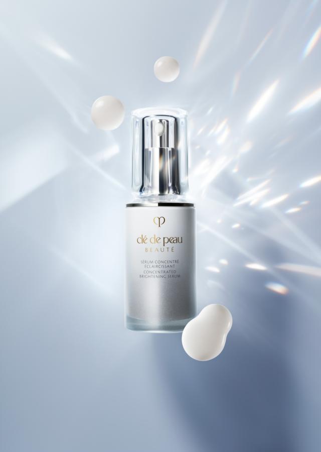 The upgraded reformulation of Concentrated Brightening Serum. &#x002014; Picture courtesy of Clea de Peau Beaute