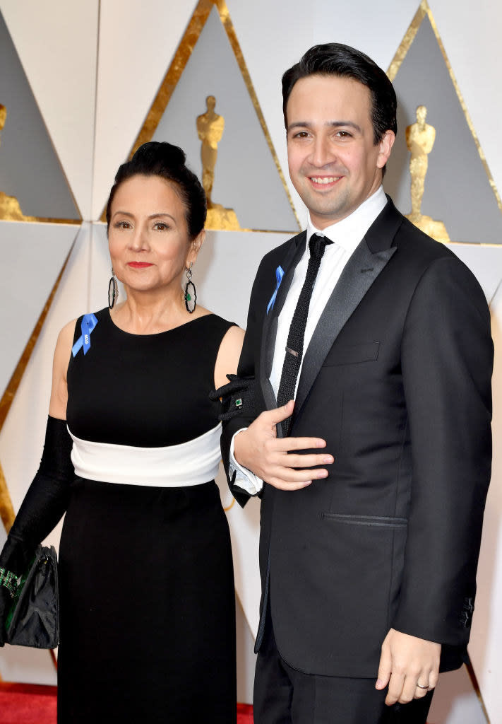 Lin-Manuel and his mom