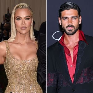 Khloe Kardashian Cuddles With ‘365 Days’ Hunk Michele Morrone Backstage at Dolce & Gabbana Runway Show