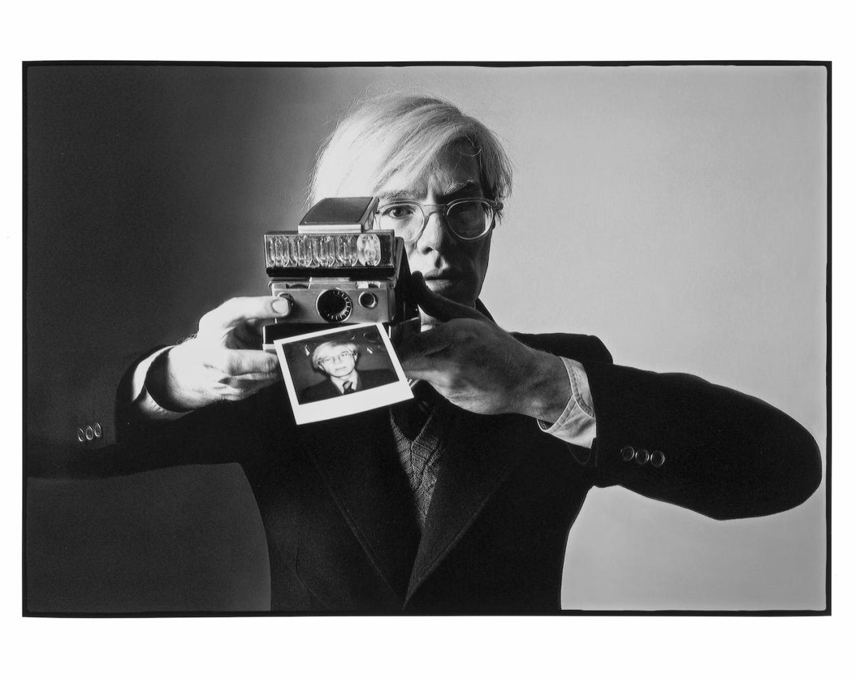 Oliviero Toscani, born Milan, Italy 1942, Andy Warhol, 1975, New York, United States of America, pigment print, 32.0 x 46.0 cm (image), 40.0 x 50.0 cm (sheet); Public Engagement Fund 2021, Art Gallery of South Australia, Adelaide, © Oliviero Toscani