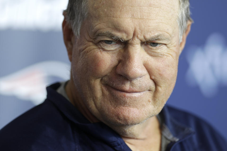 New England Patriots head coach Bill Belichick is too competitive not to win at least nine games this season, even without Tom Brady. (AP Photo/Mark Humphrey)