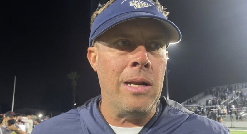 St. John Bosco coach Jason Negro talking about his No. 1-ranked team after win over Miami Central.