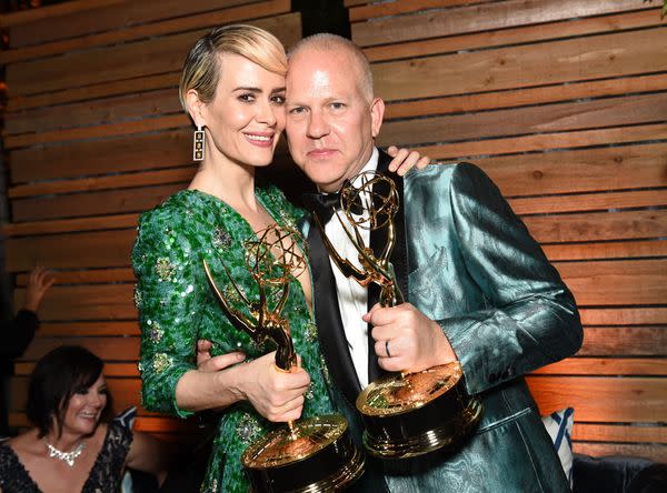 Sarah Paulson and Ryan Murphy