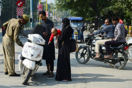 The price of vegetables and other staples skyrocketed in the local market as security forces took over the city ahead of the ruling, but the feared storm did not come