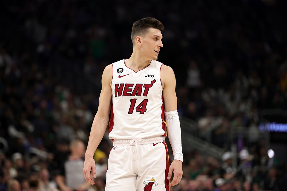 Tyler Herro was right in the middle of the Damian Lillard to the Miami Heat trade rumors this offseason.