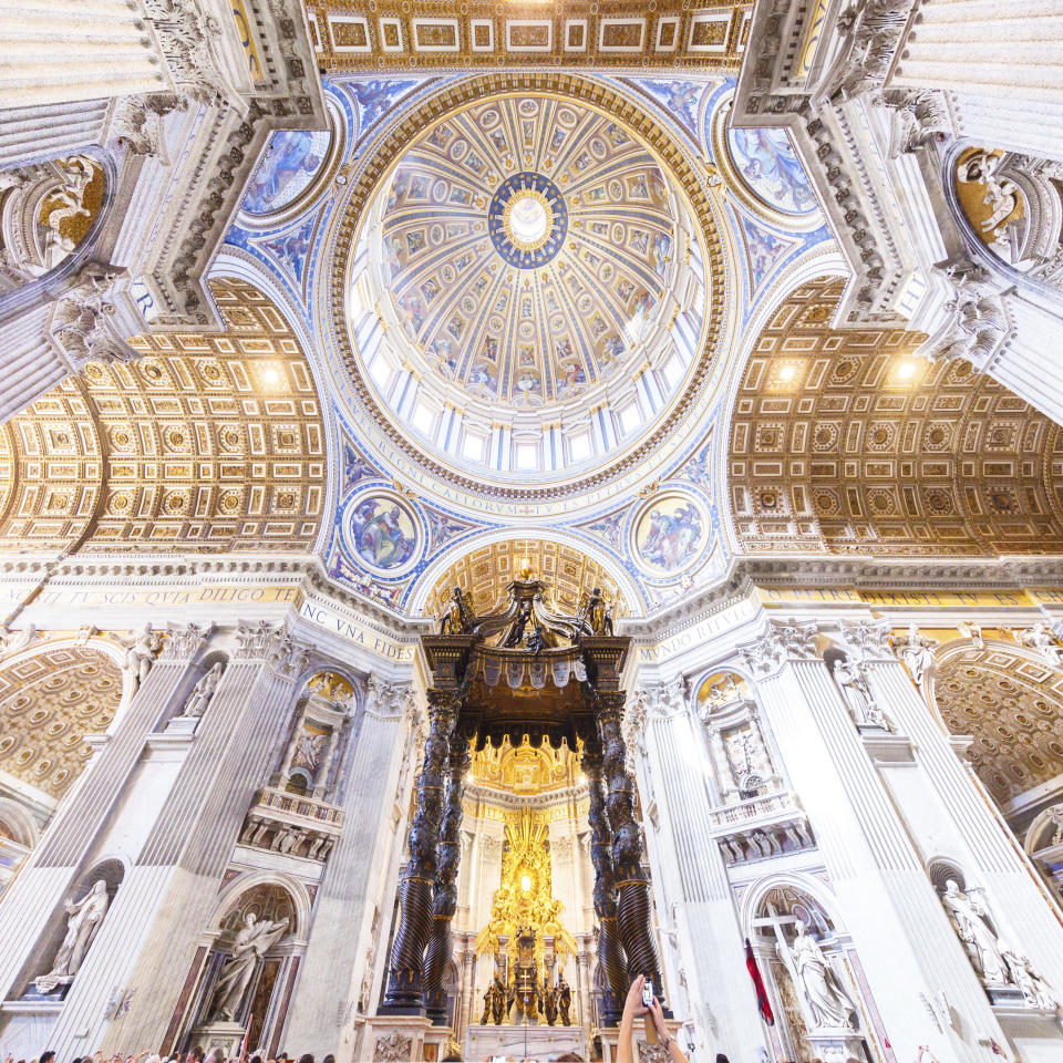 Looking at the heavens: Photographer captures perfectly symmetrical ceilings