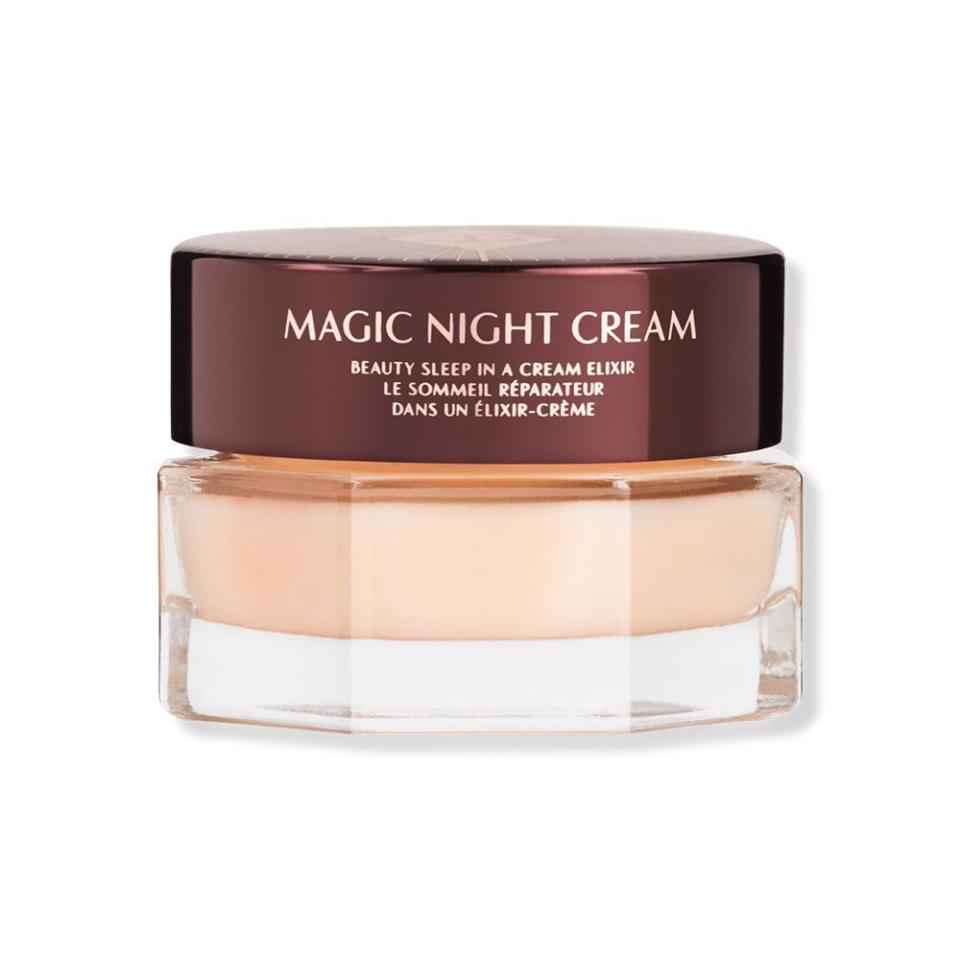 <p><a href="https://go.redirectingat.com?id=74968X1596630&url=https%3A%2F%2Fwww.charlottetilbury.com%2Fus%2Fproduct%2Fmagic-night-cream&sref=https%3A%2F%2Fwww.elle.com%2Fbeauty%2Fmakeup-skin-care%2Fa60375020%2Fmichaela-jae-rodriguez-charlotte-tilbury-plumpgasm-interview%2F" rel="nofollow noopener" target="_blank" data-ylk="slk:Shop Now;elm:context_link;itc:0;sec:content-canvas" class="link ">Shop Now</a></p><p>Magic Night Cream</p><p>charlottetilbury.com</p><p>$145.00</p>