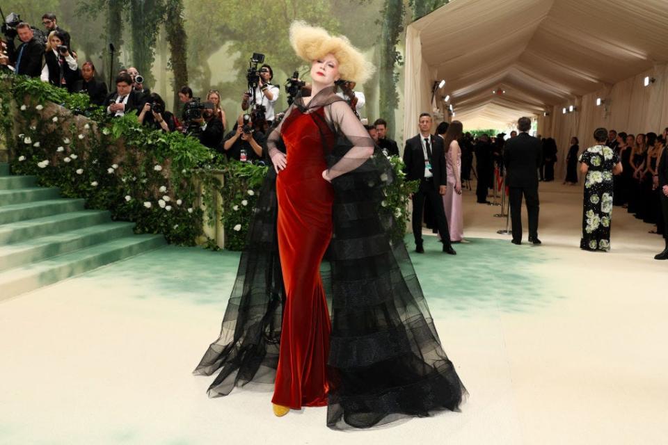 Gwendoline Christie attends the 2024 Met Gala.