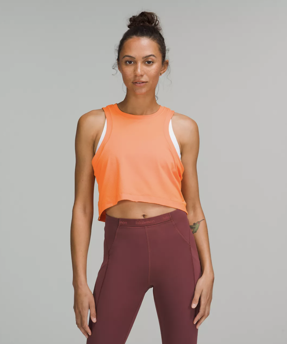 Open-Back Cropped Training Tank Top (Photo via Lululemon)