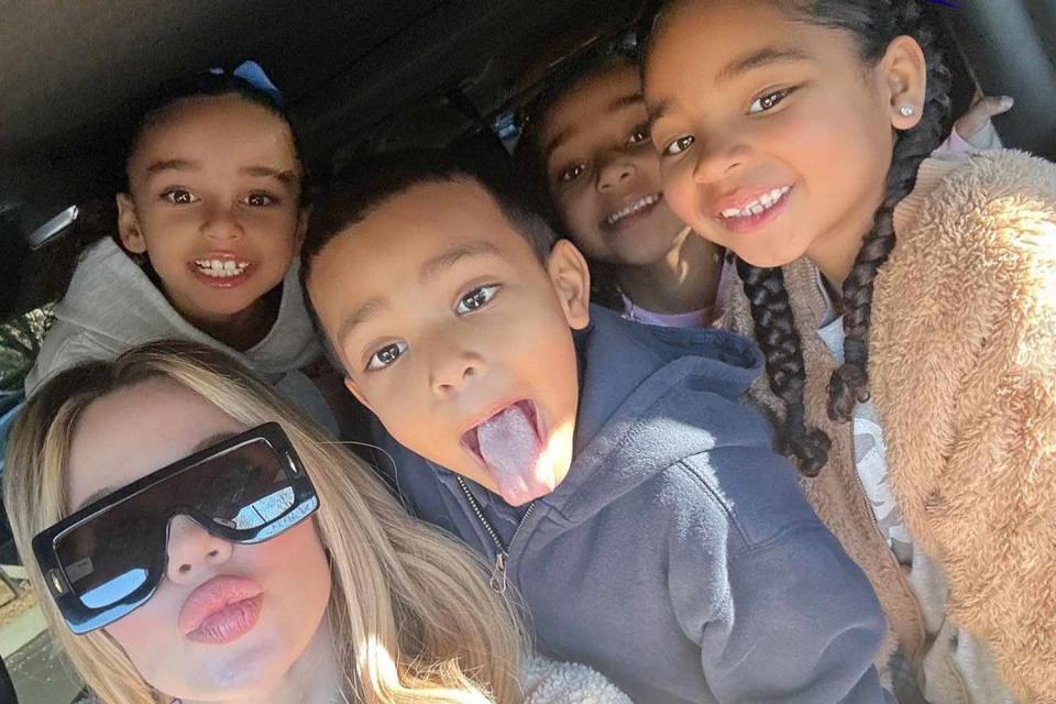 <p>KhloÃ© Kardashian/instagram</p> Khloé Kardashian family photo