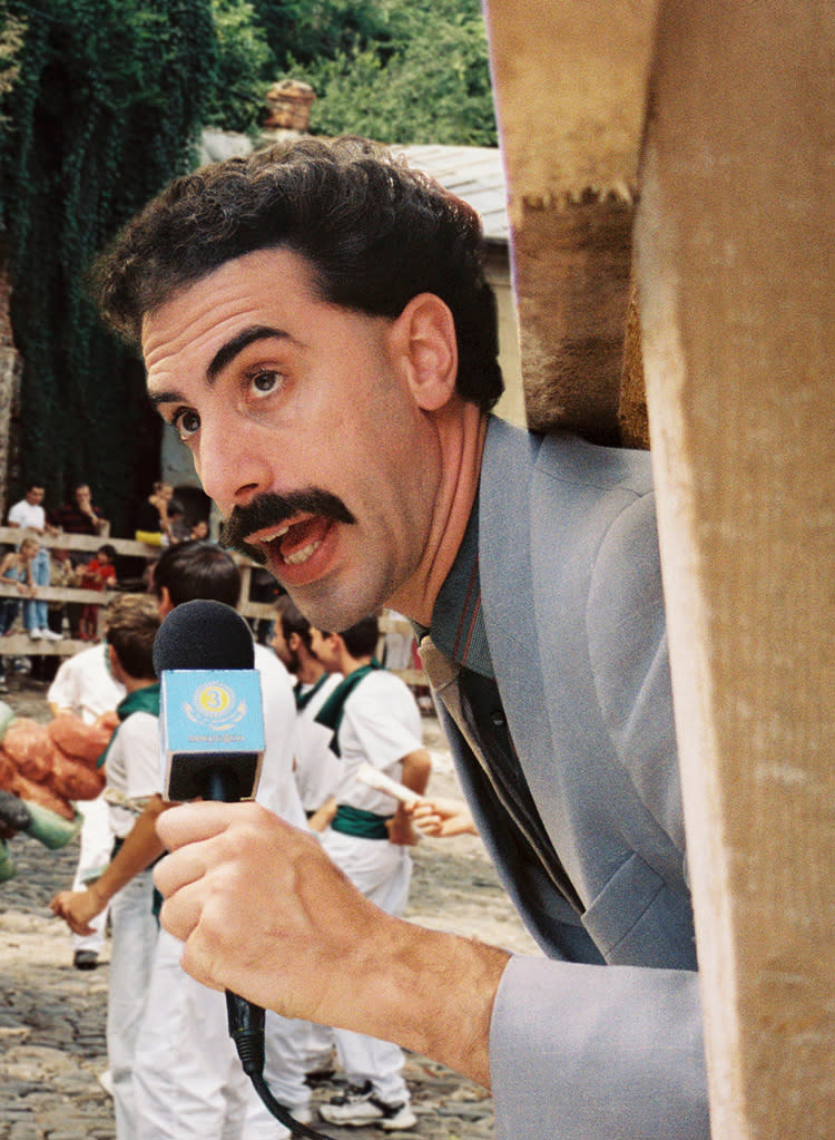 Mustache Gallery Sacha Baron Cohen Borat