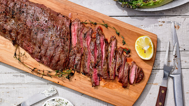 grilled skirt steak 