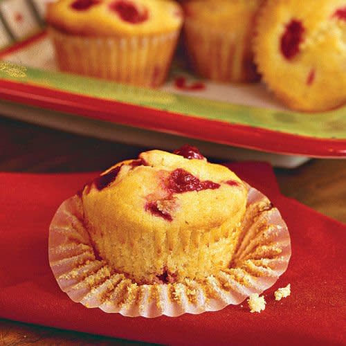 Cornmeal-Cranberry Muffins