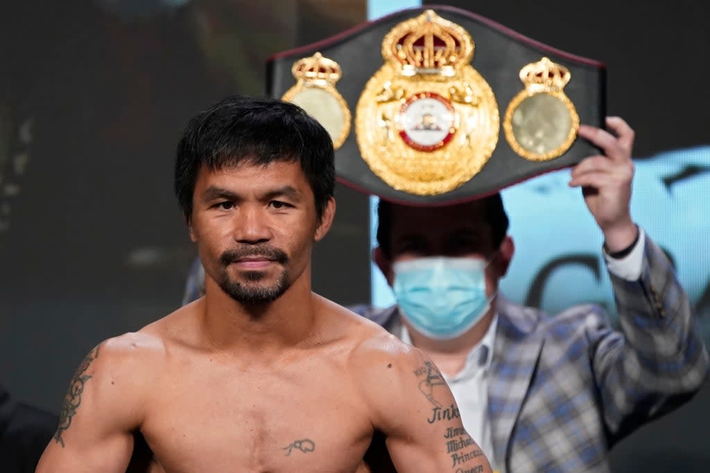 Philippines Pacquiao (Copyright 2021 The Associated Press. All rights reserved.)