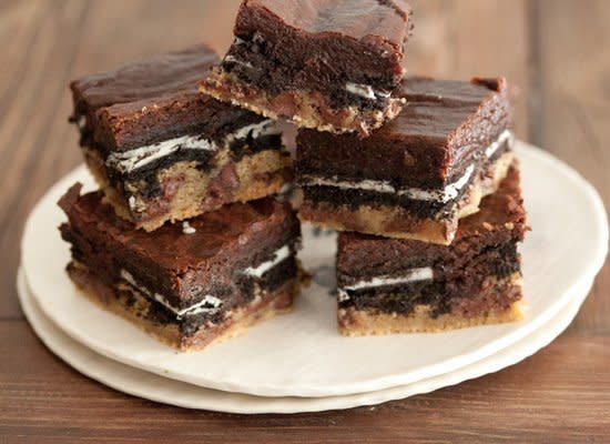 <strong>Get the <a href="http://whatsgabycooking.com/slutty-brownies/" target="_hplink">Layered Brownies recipe</a> by What's Gaby Cooking</strong> 